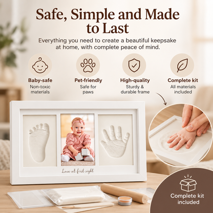 Handprint & Pawprint Keepsake Frame