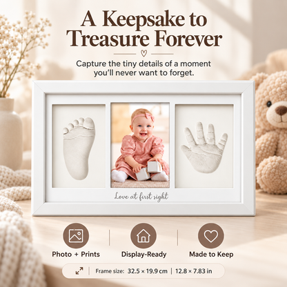 Handprint & Pawprint Keepsake Frame
